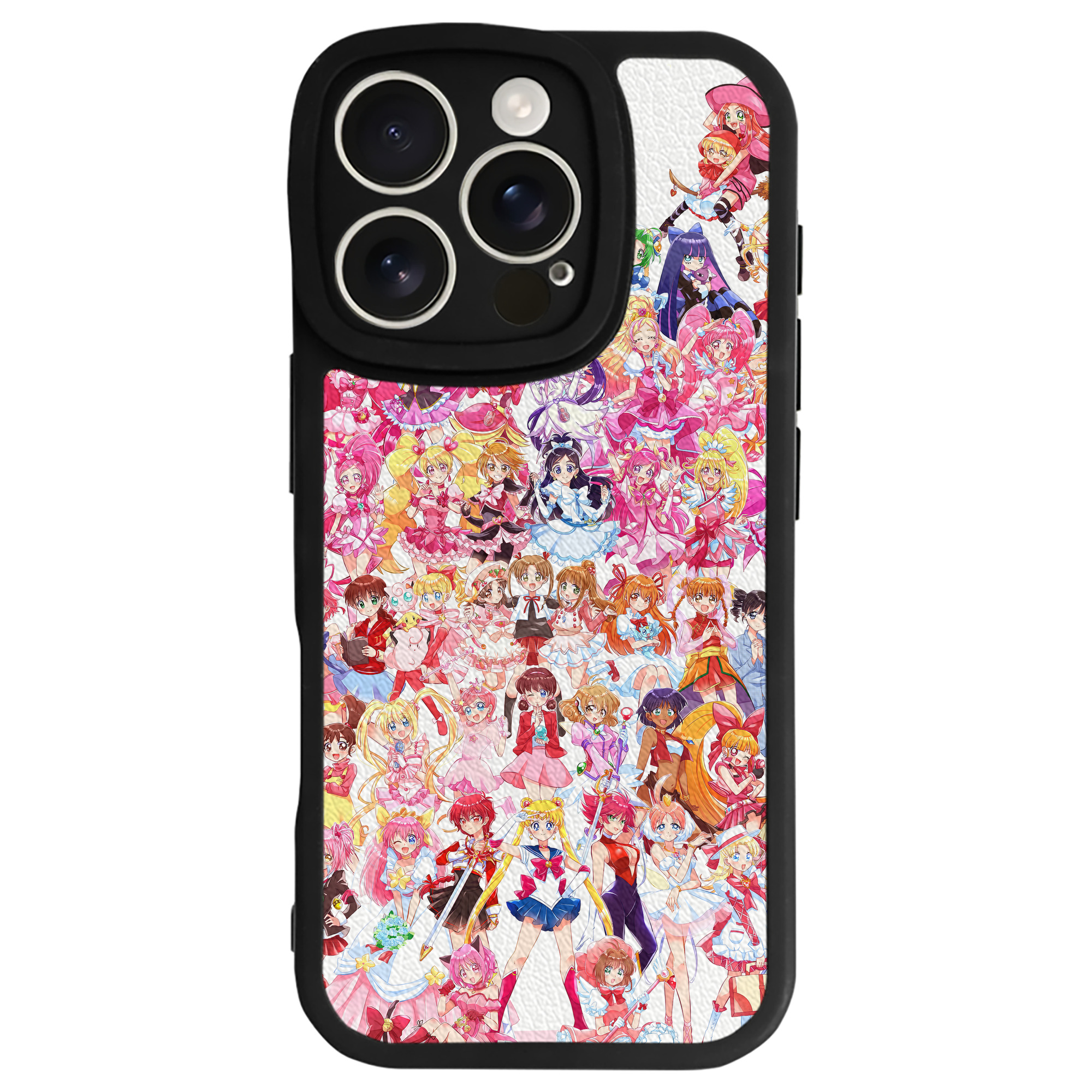 （画像用） 美少女戦士セーラームーン Sailor Moon 【iPhone 16シリーズ対応】シリコンスマホケース（レザー調） 材質：シリコン